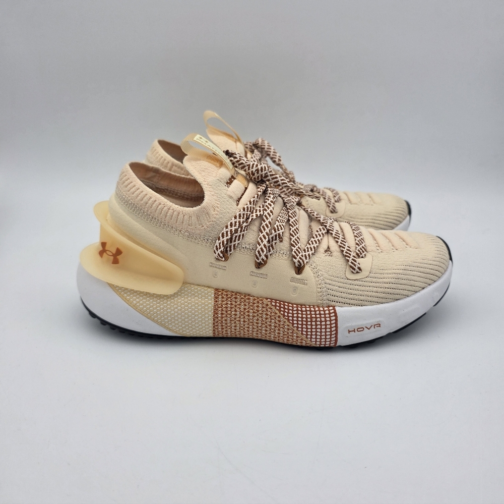 Under Armour Womens HOVR Phantom 3 3025517-800 Beige Running Shoes Size 7